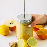 Ein Getränk gegen Erkältung | Fruchtiger Zitrus - Ingwer Shake